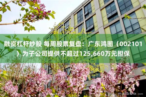 融资杠杆炒股 每周股票复盘：广东鸿图（002101）为子公司提供不超过125,660万元担保