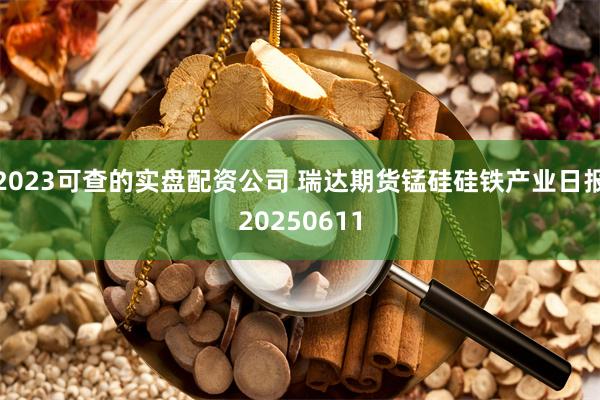 2023可查的实盘配资公司 瑞达期货锰硅硅铁产业日报20250611