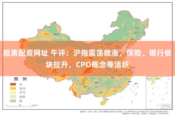 股票配资网址 午评：沪指震荡微涨，保险、银行板块拉升，CPO概念等活跃