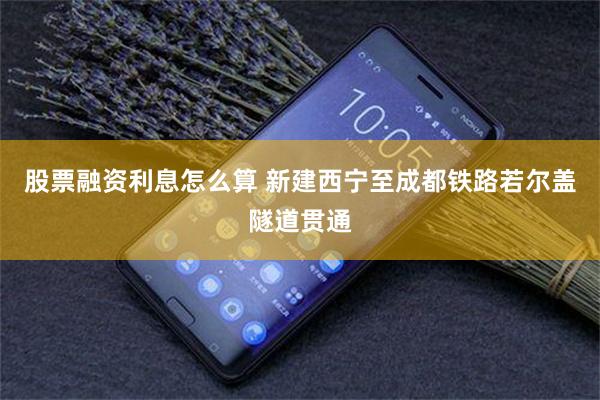 股票融资利息怎么算 新建西宁至成都铁路若尔盖隧道贯通