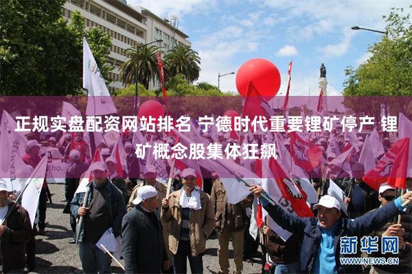 正规实盘配资网站排名 宁德时代重要锂矿停产 锂矿概念股集体狂飙