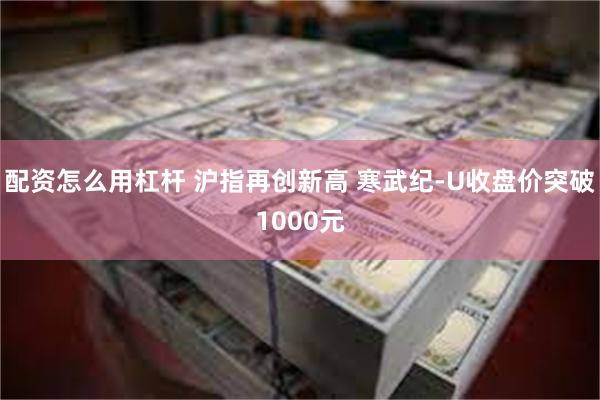 配资怎么用杠杆 沪指再创新高 寒武纪-U收盘价突破1000元